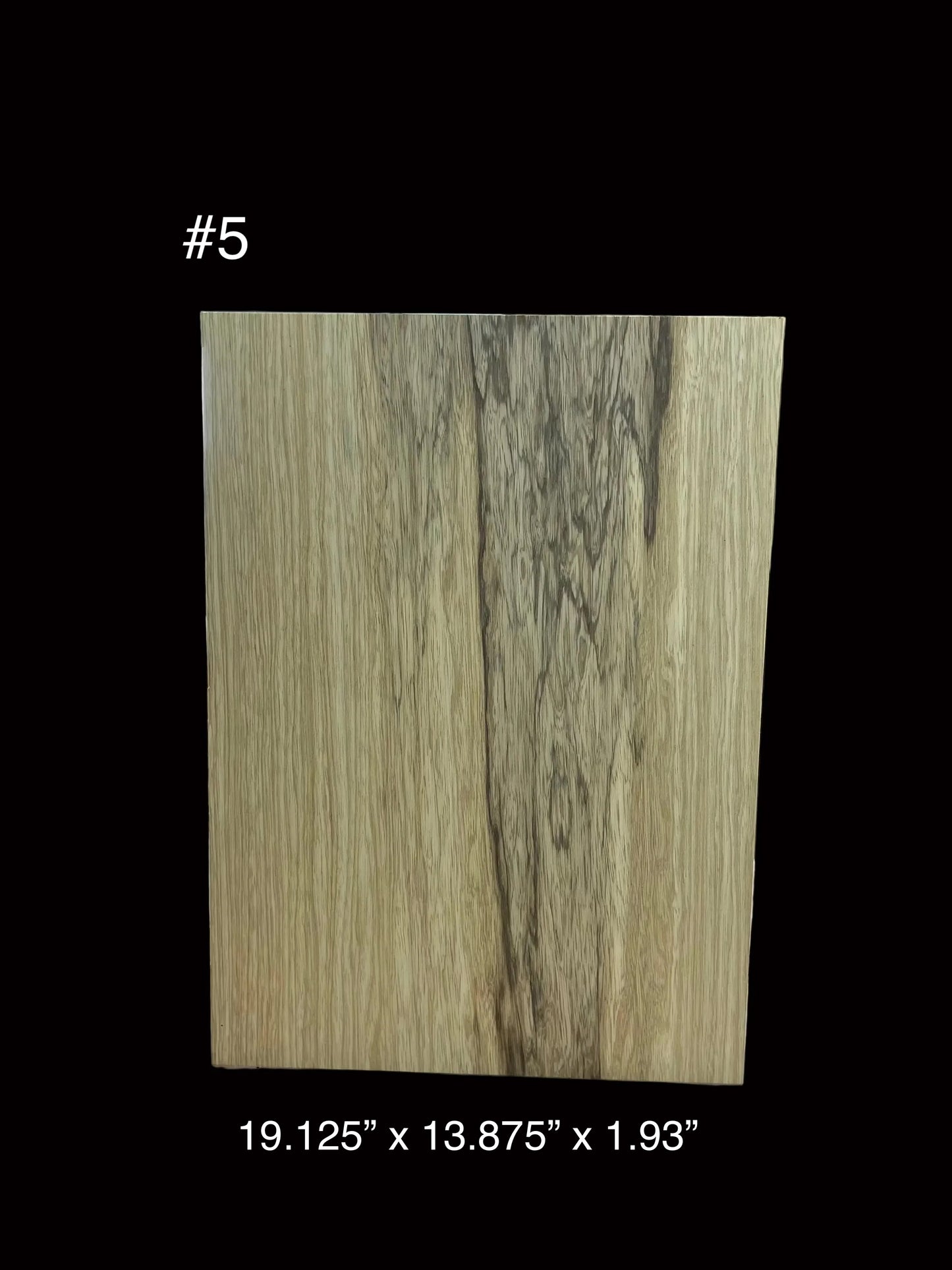 Black Limba Electric Guitar Body Blank - 1 Piece