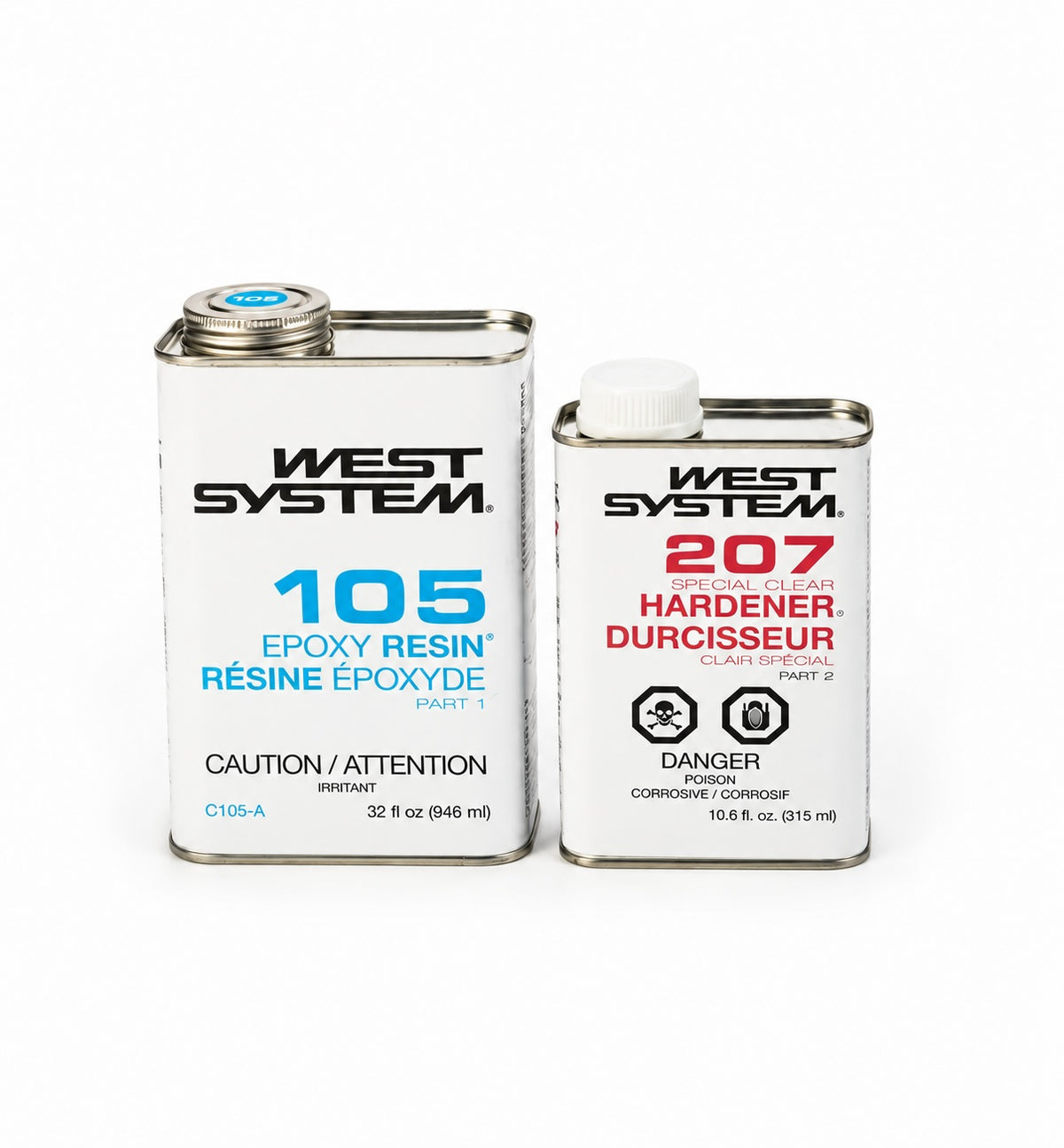 West System 207 Special Clear Epoxy Kit