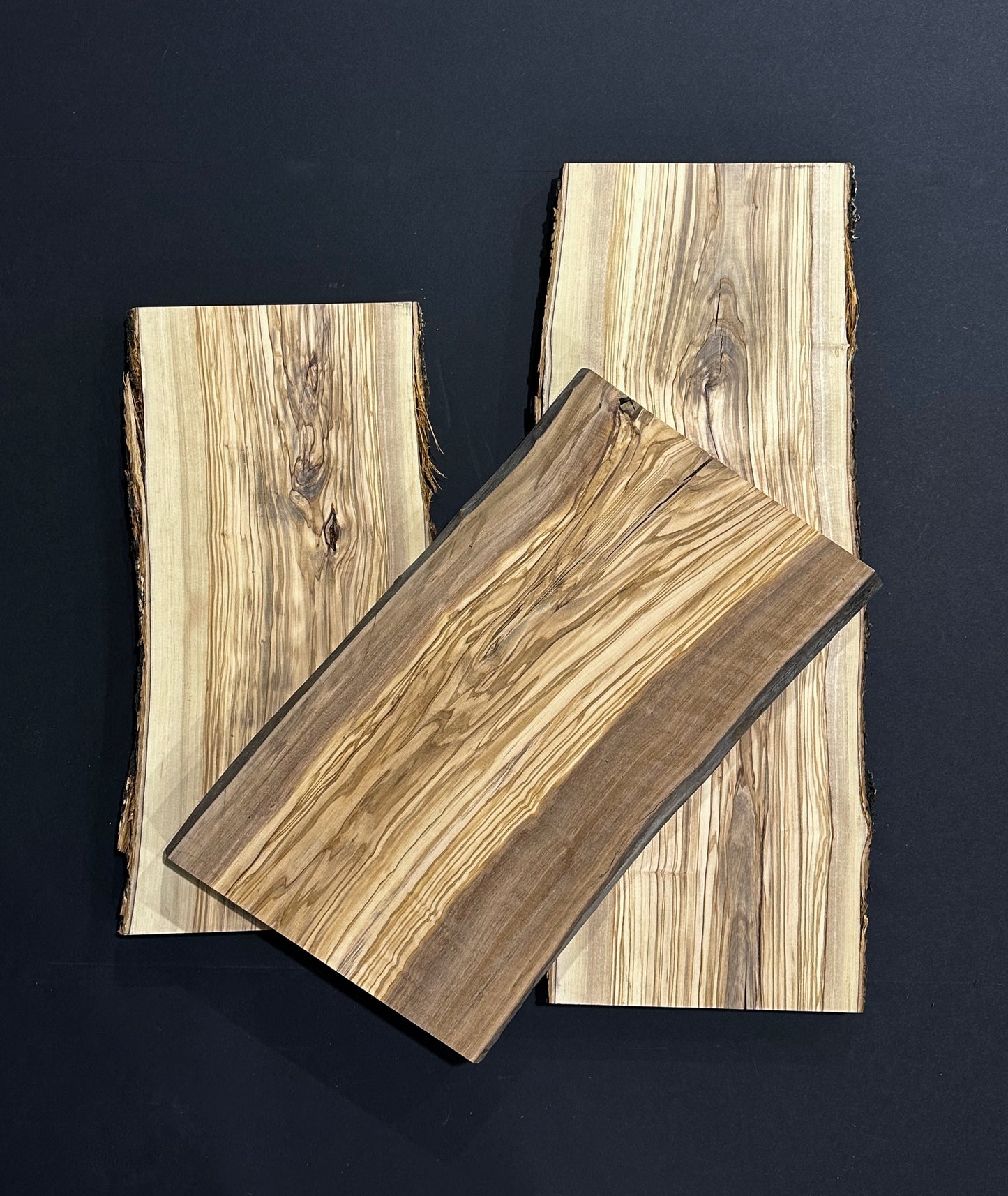 Olive Wood Live Edge Charcuterie Boards