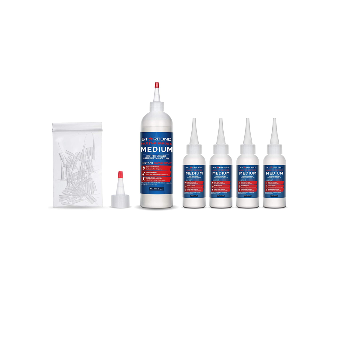 EM-150 Starbond Medium CA Glue - 16 oz set