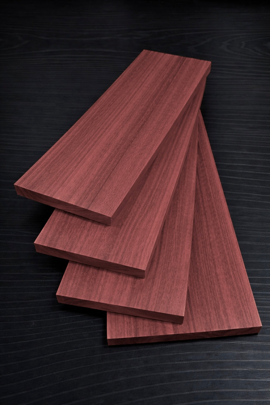 Bloodwood S4S Pre-Cut Hobby Pack - 4 Boards - 20" Long