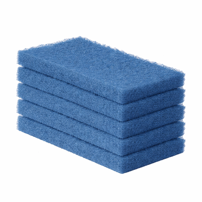 White or Blue Applicator Pads  4.5" x 10"