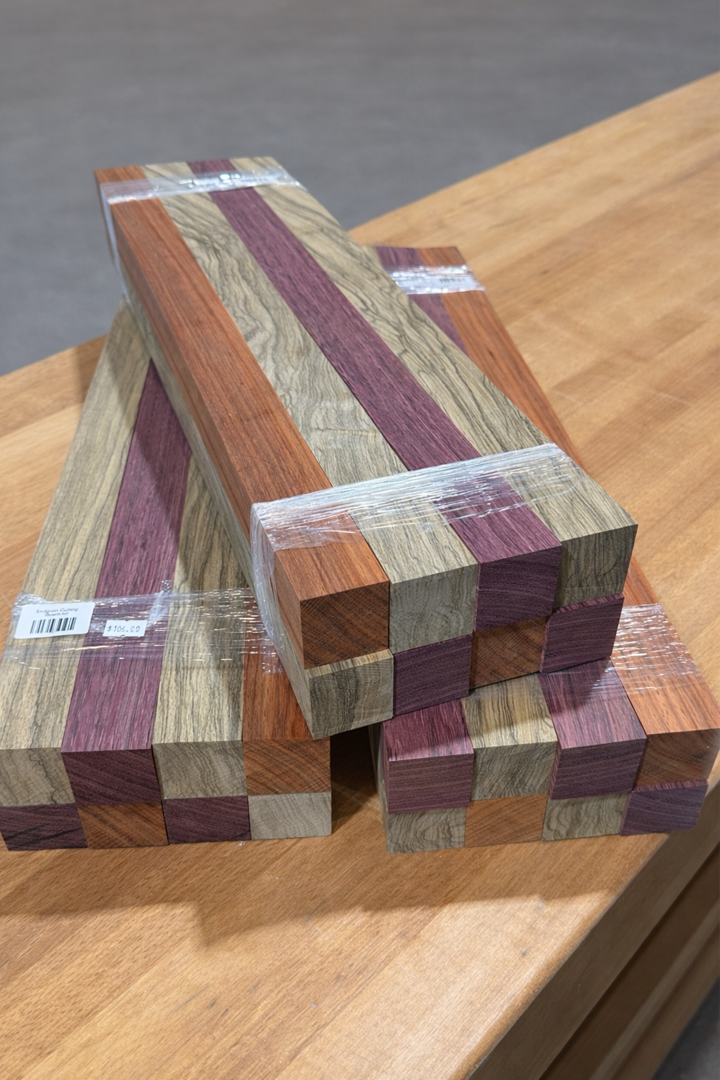 Exotic Mix Endgrain Cutting Board - 2 Sizes