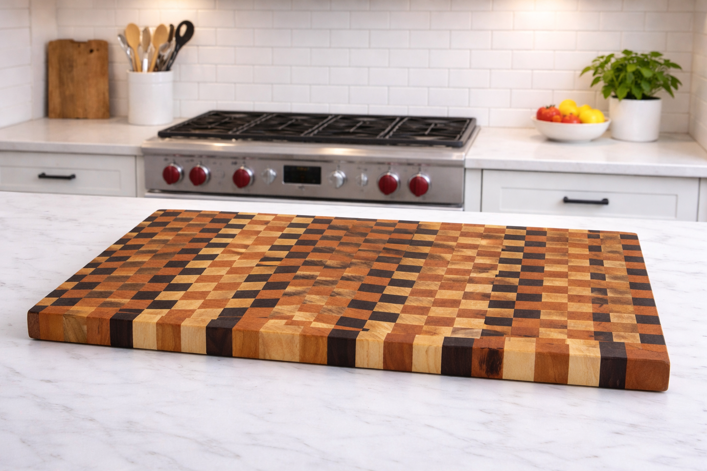 Domestic Mix Endgrain Cutting Board