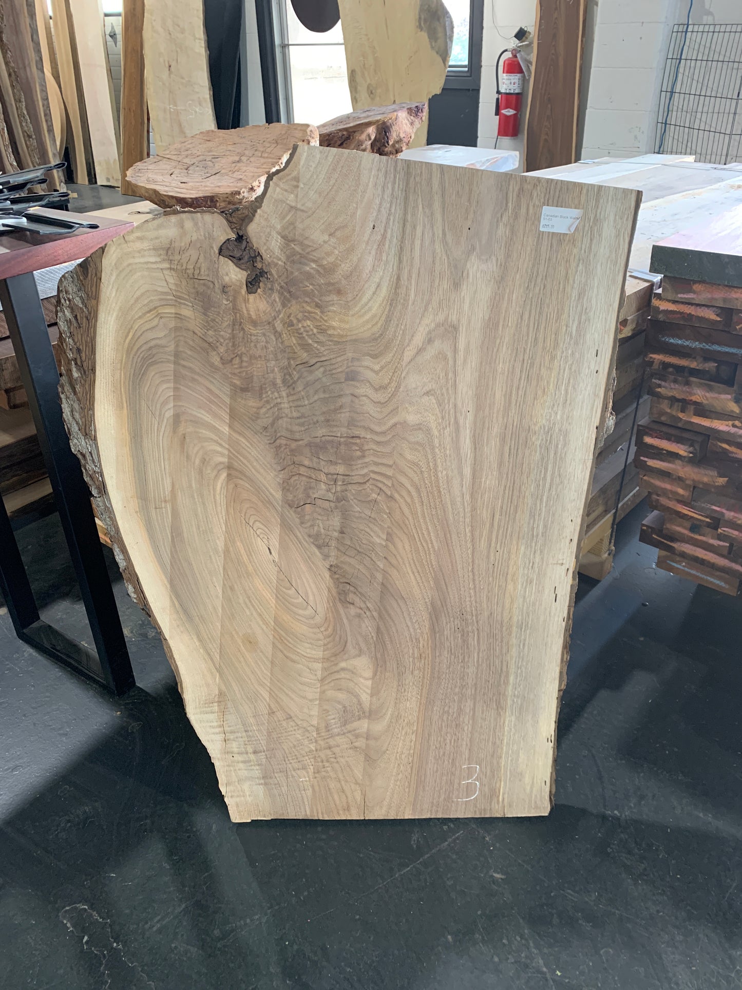 Canadian Black Walnut Slab 51-03