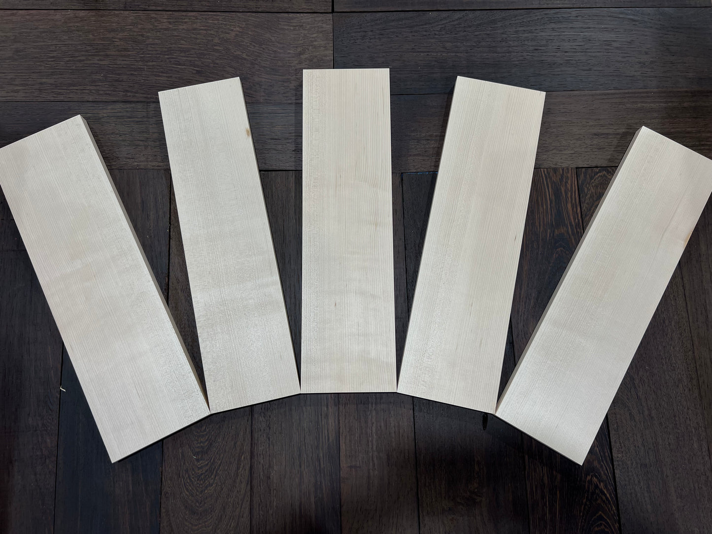 Rift Quarter Hard Maple S4S Pre-Cut Hobby Pack - 4 Boards - 20" Long