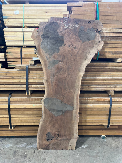 77" Claro Walnut Slab CW-4