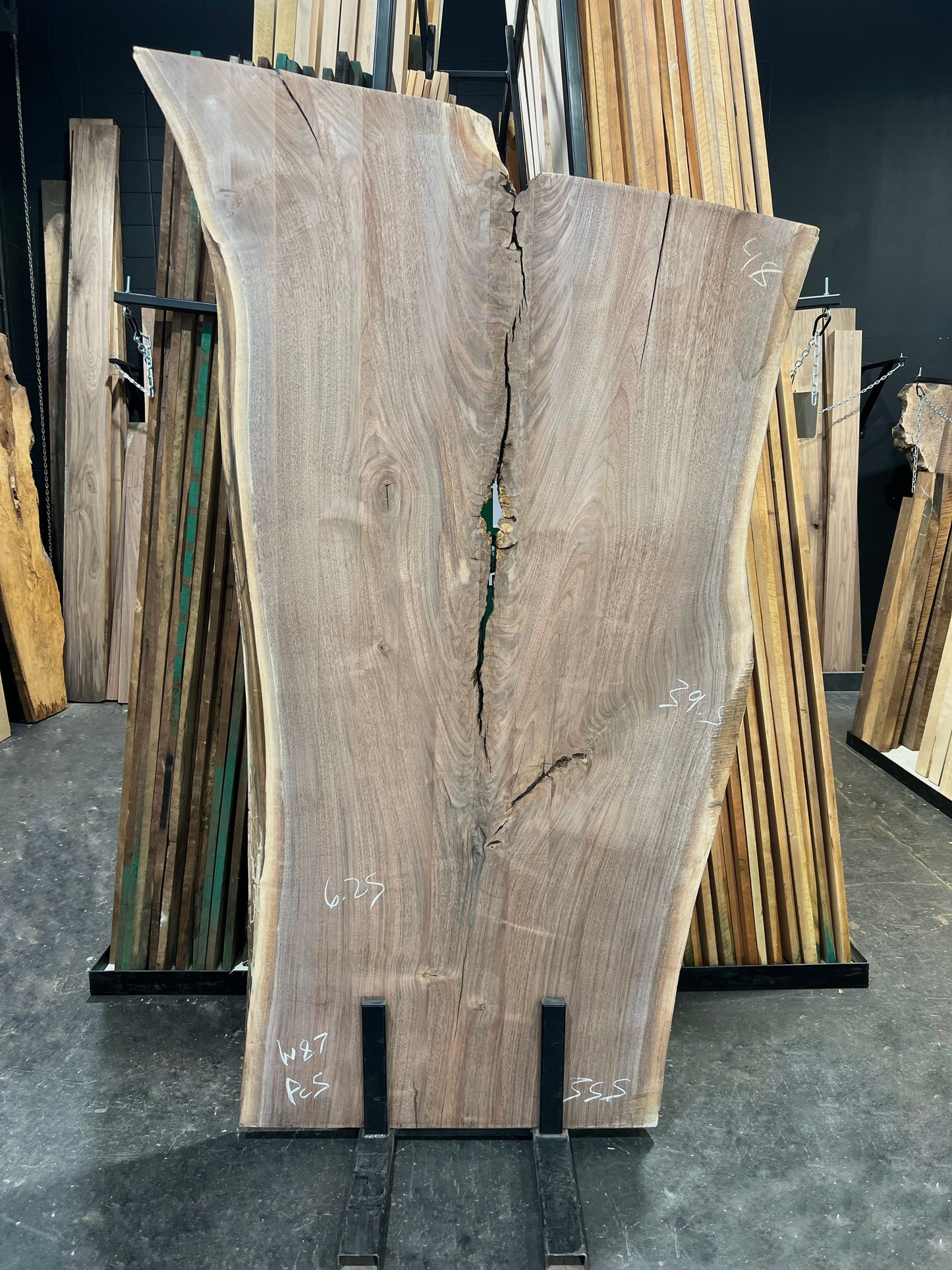 75" Canadian Black Walnut Slab 87-5