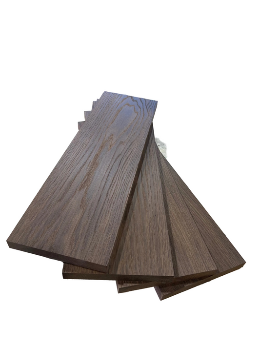 Roasted Red Oak S4S Pre-Cut Hobby Pack - 4 Boards - 20" Long