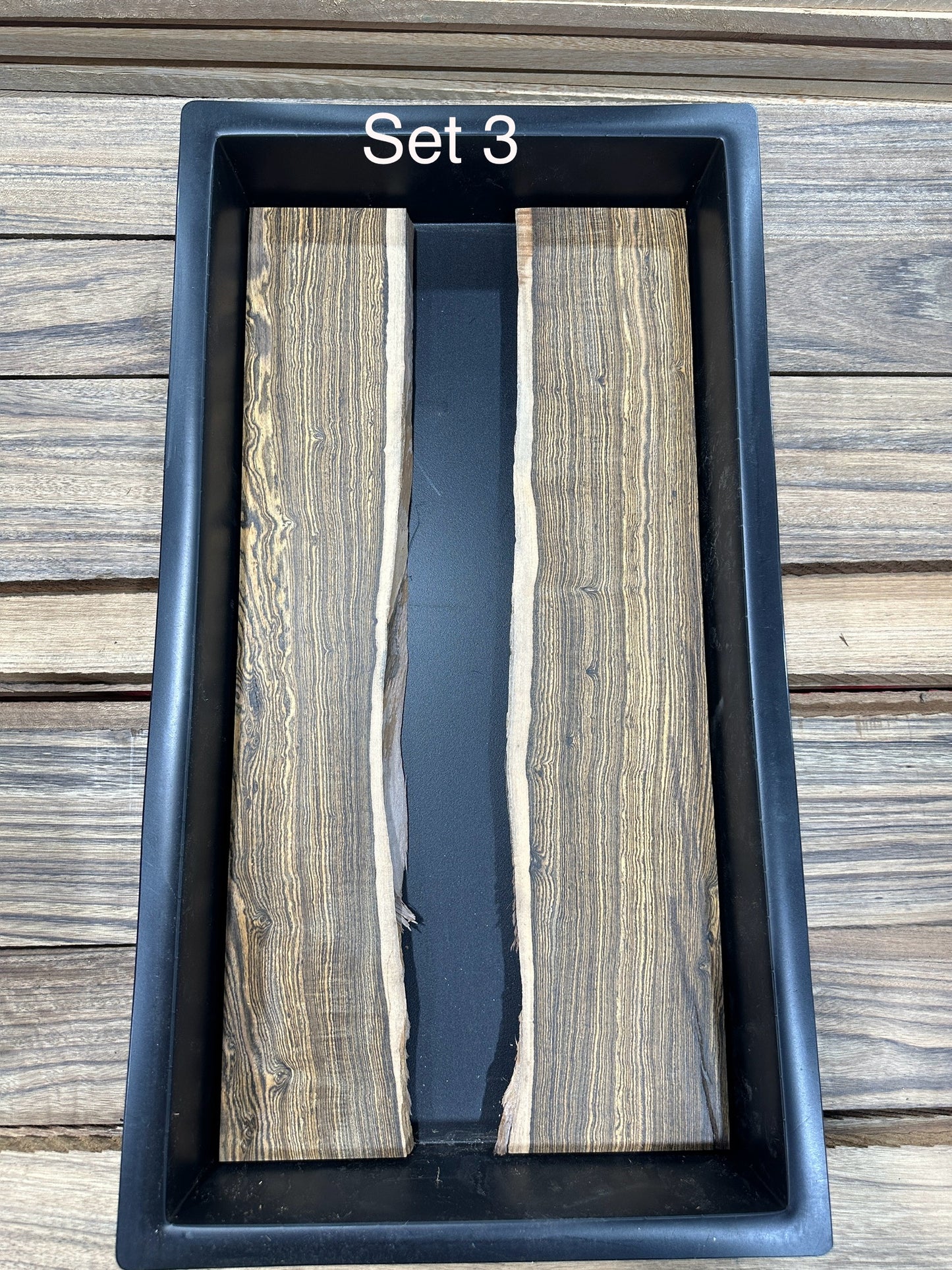 24" Bocote River Sets