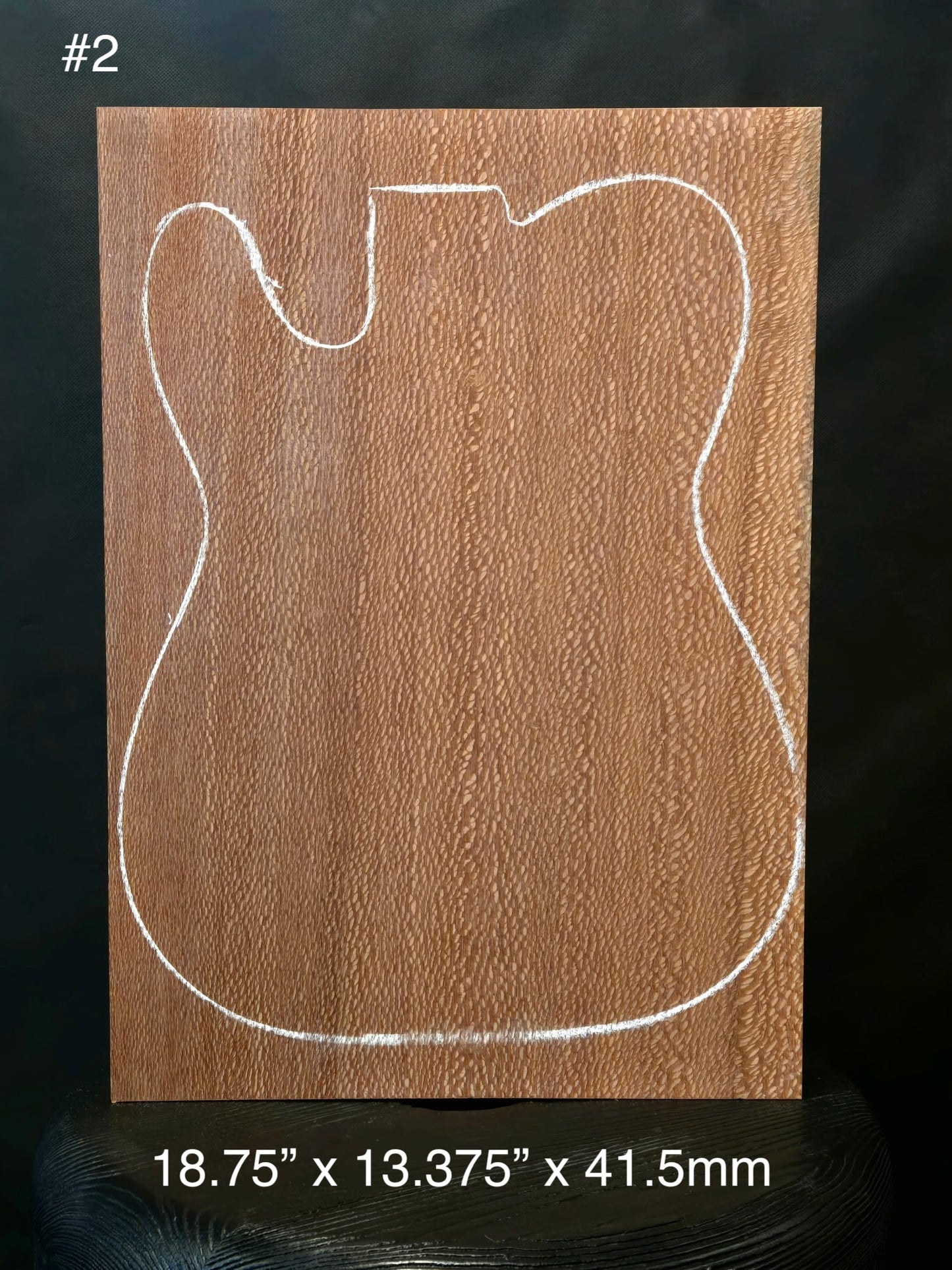 Lacewood Electric Guitar Body Blank - 1 Piece