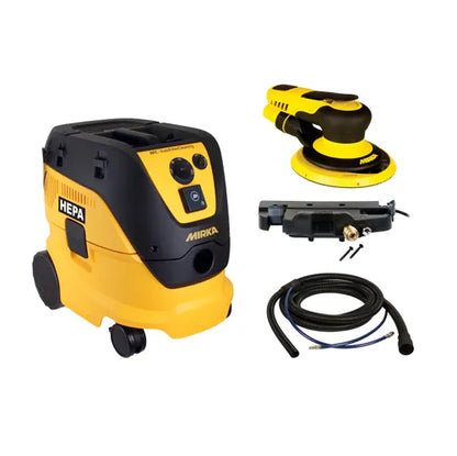 Mirka PROS Pneumatic Sander & Dust Extractor Kit
