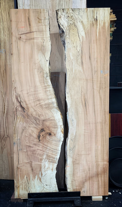 84" Spalted Maple River Set