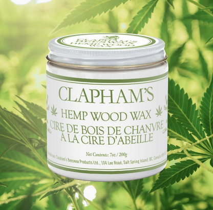 Clapham's Food-Safe Hemp Wood Wax