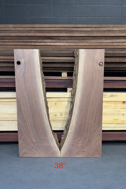 Black Walnut Bookmatch Set