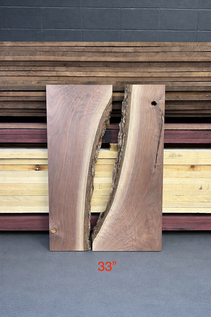 Black Walnut Bookmatch Set