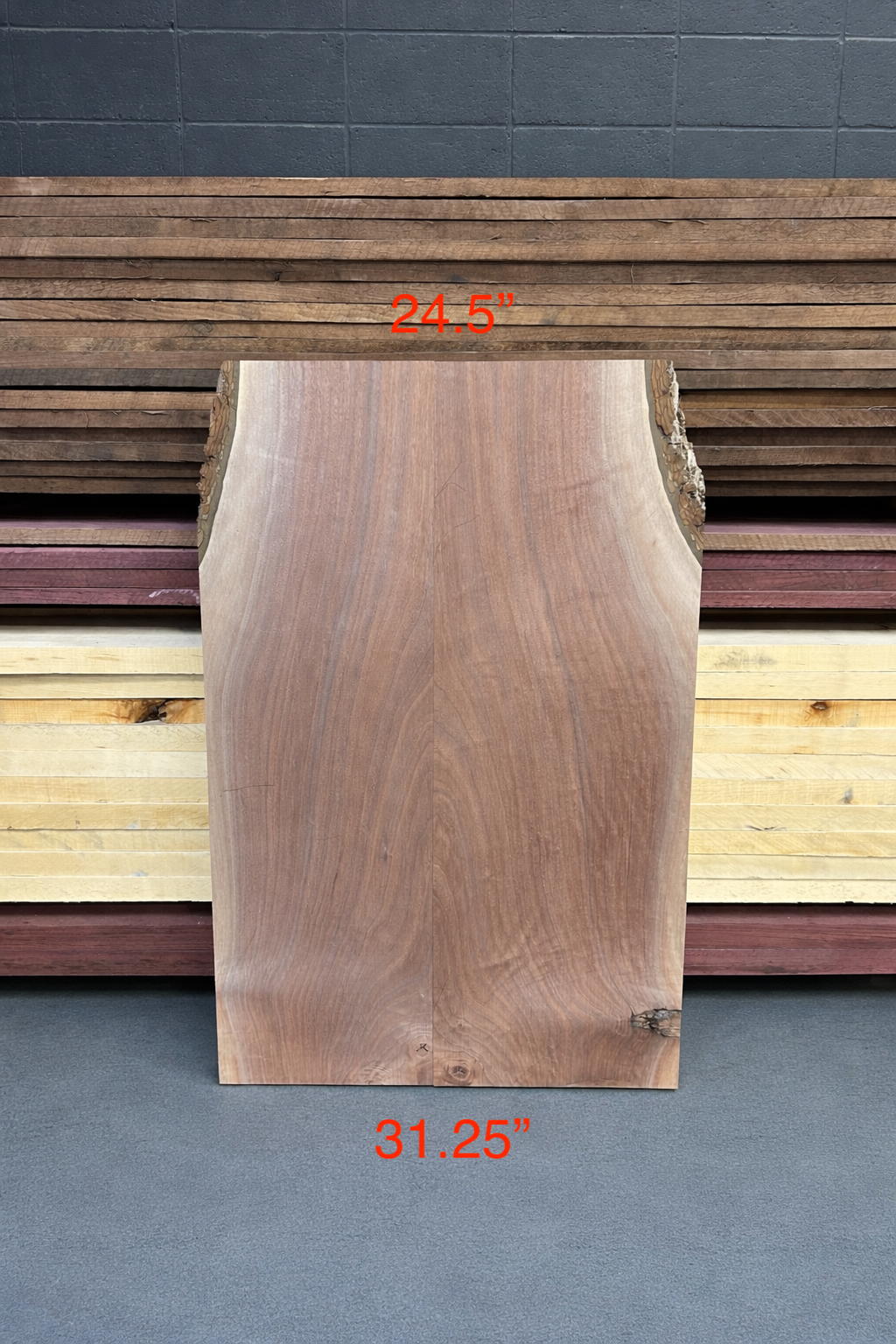 Black Walnut Bookmatch Set