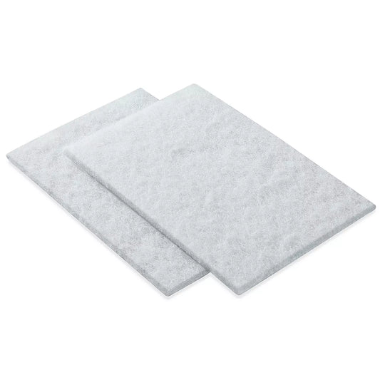 White 6x9 Non woven pads for applying oils and polishing wood at Wood Cache Calgary 