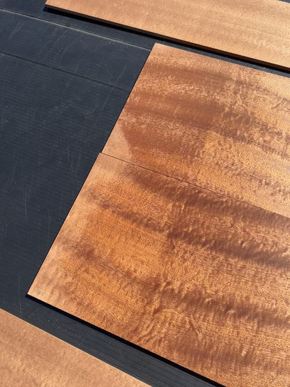 Sapele Pommele Dreadnought Back and Sides - 002