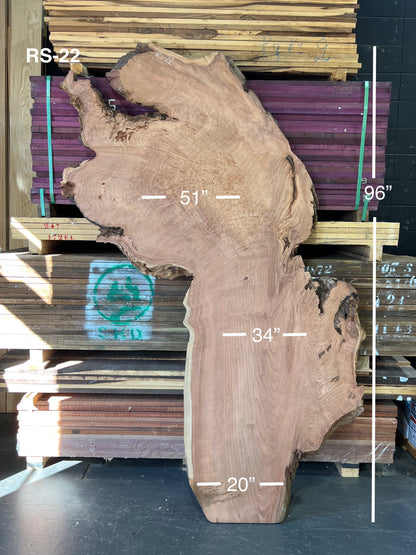 96" Redwood Burl RS-22