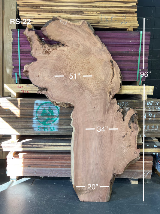 96" Redwood Burl RS-22