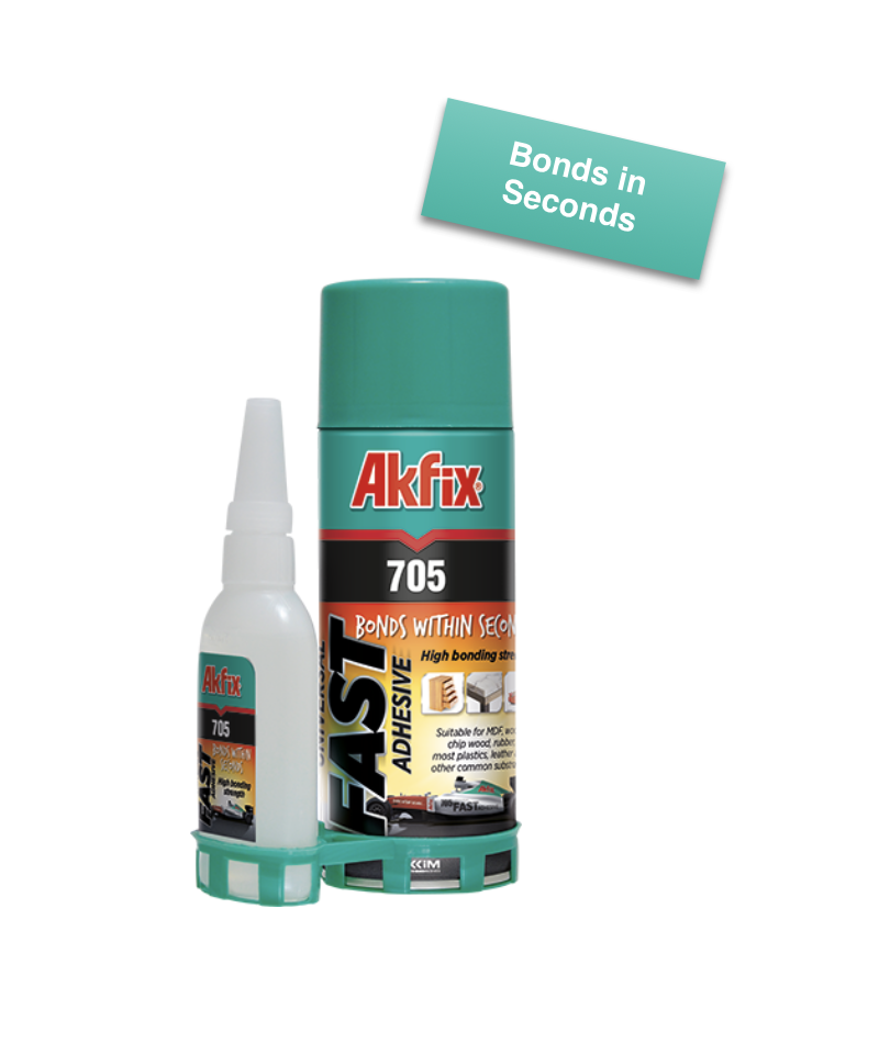 Akfix Universal Fast Adhesive CA Glue - 2 Sizes