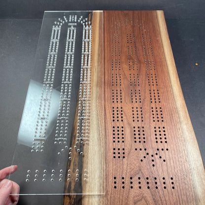 Empire Cribbage Board Templates - Two Sizes