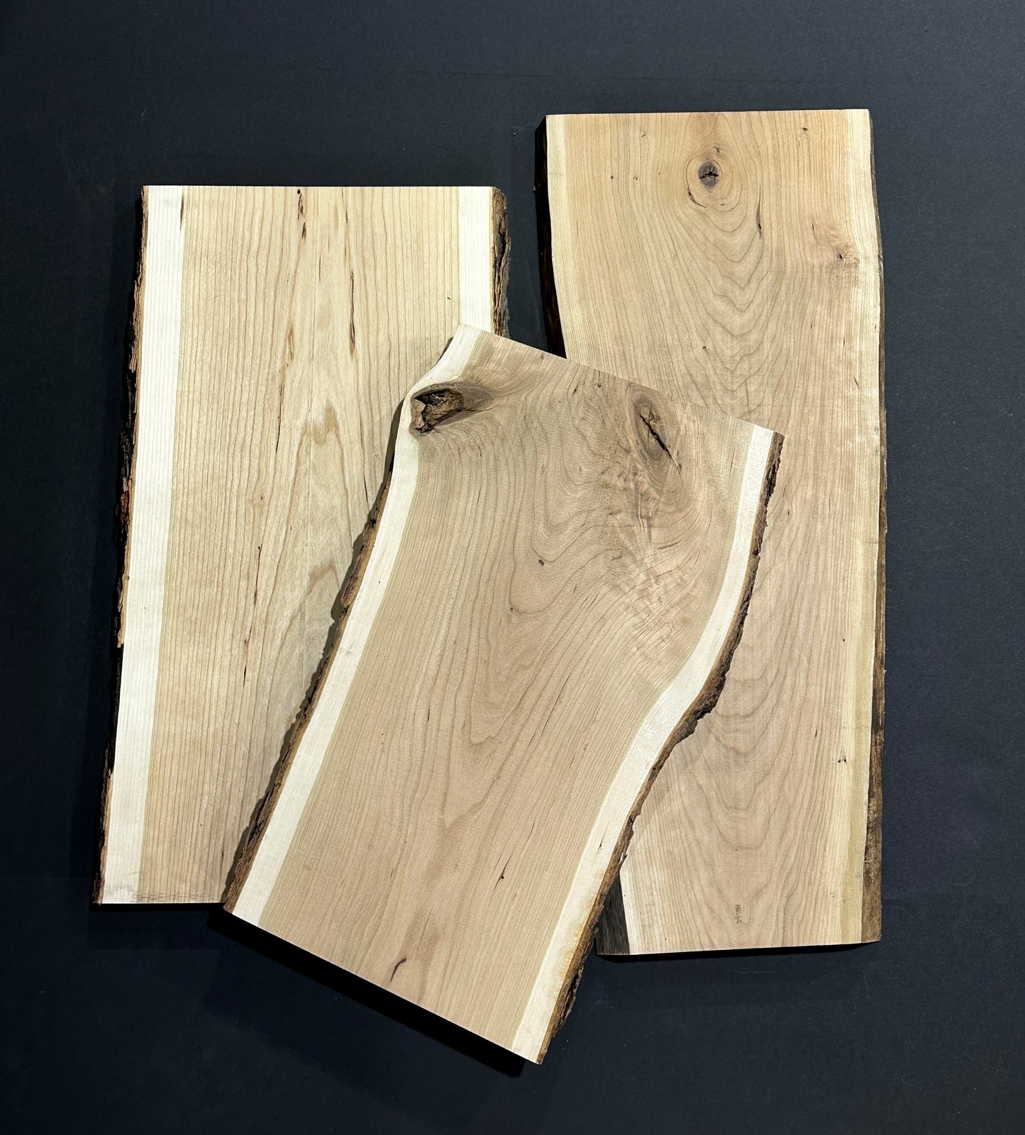 Sweet Cherry Live Edge Charcuterie Boards