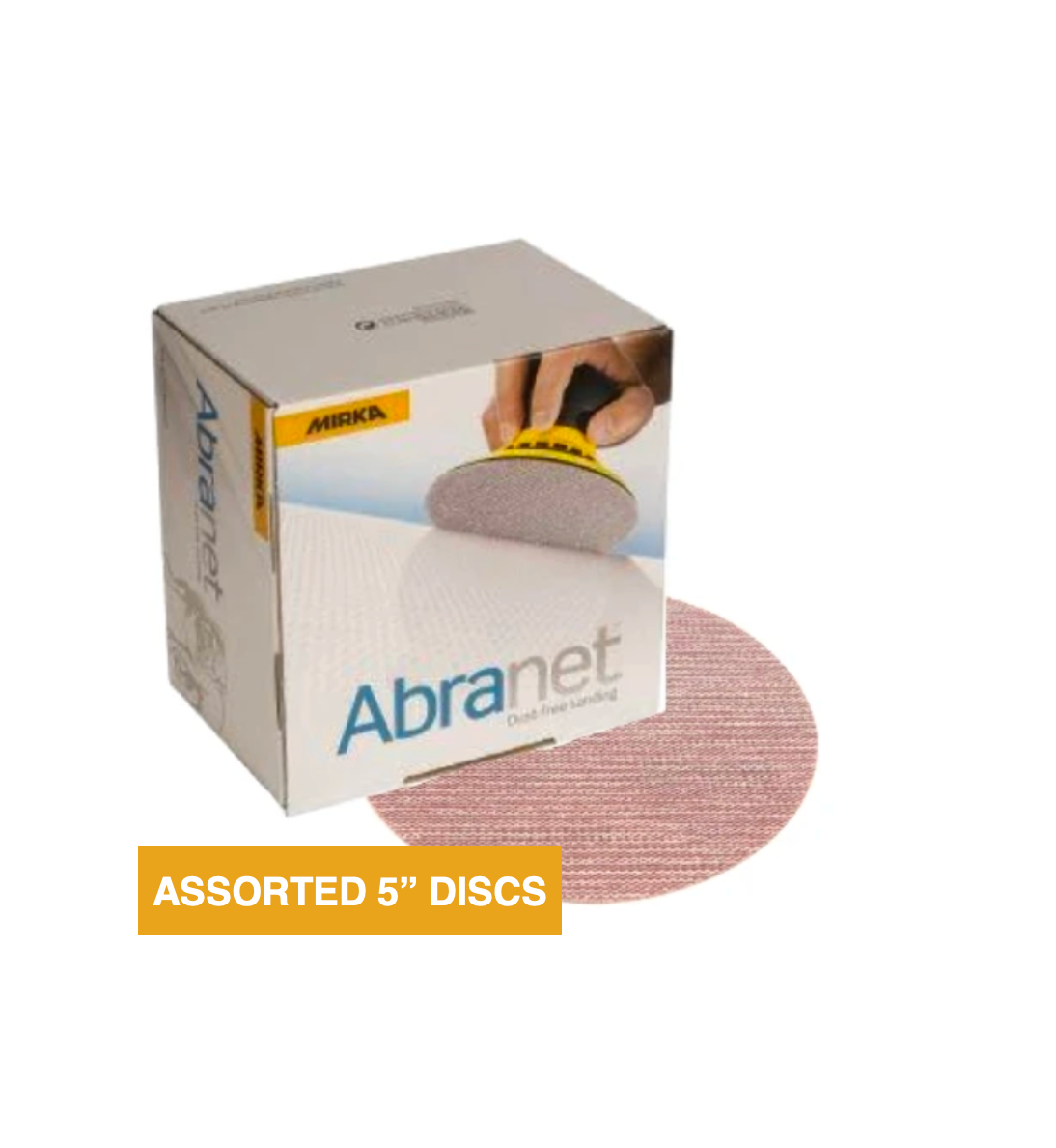 Mirka Abranet 5" Mesh Abrasive Discs Assorted (35pk)