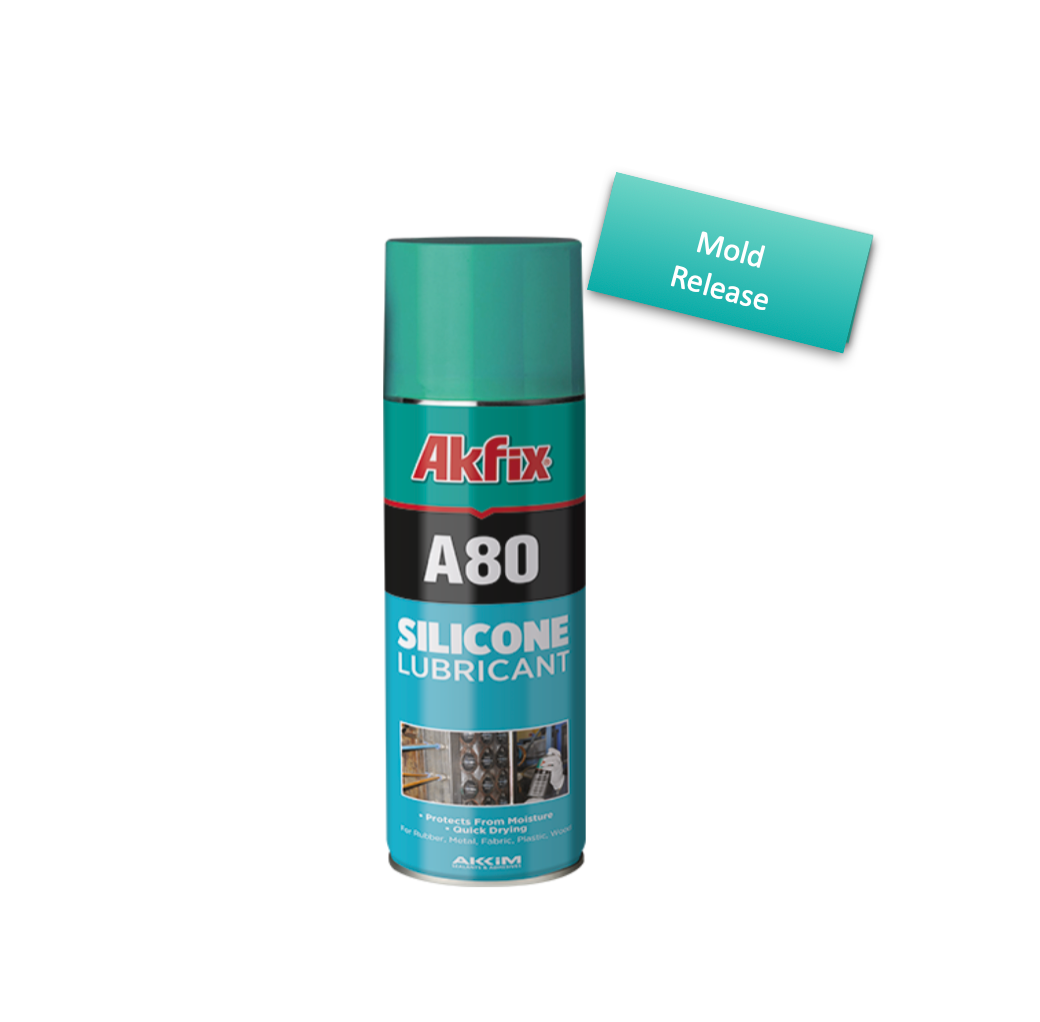 Akfix A80 Silicone Lubricant - Mould Release Spray